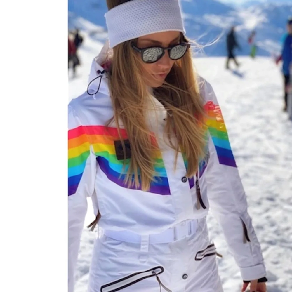 OOSC RAINBOW ROAD SKI SUIT - WOMEN'S - XL - Picture 5 of 11